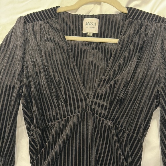 Misa Los Angeles velvet bodysuit - Picture 4 of 5